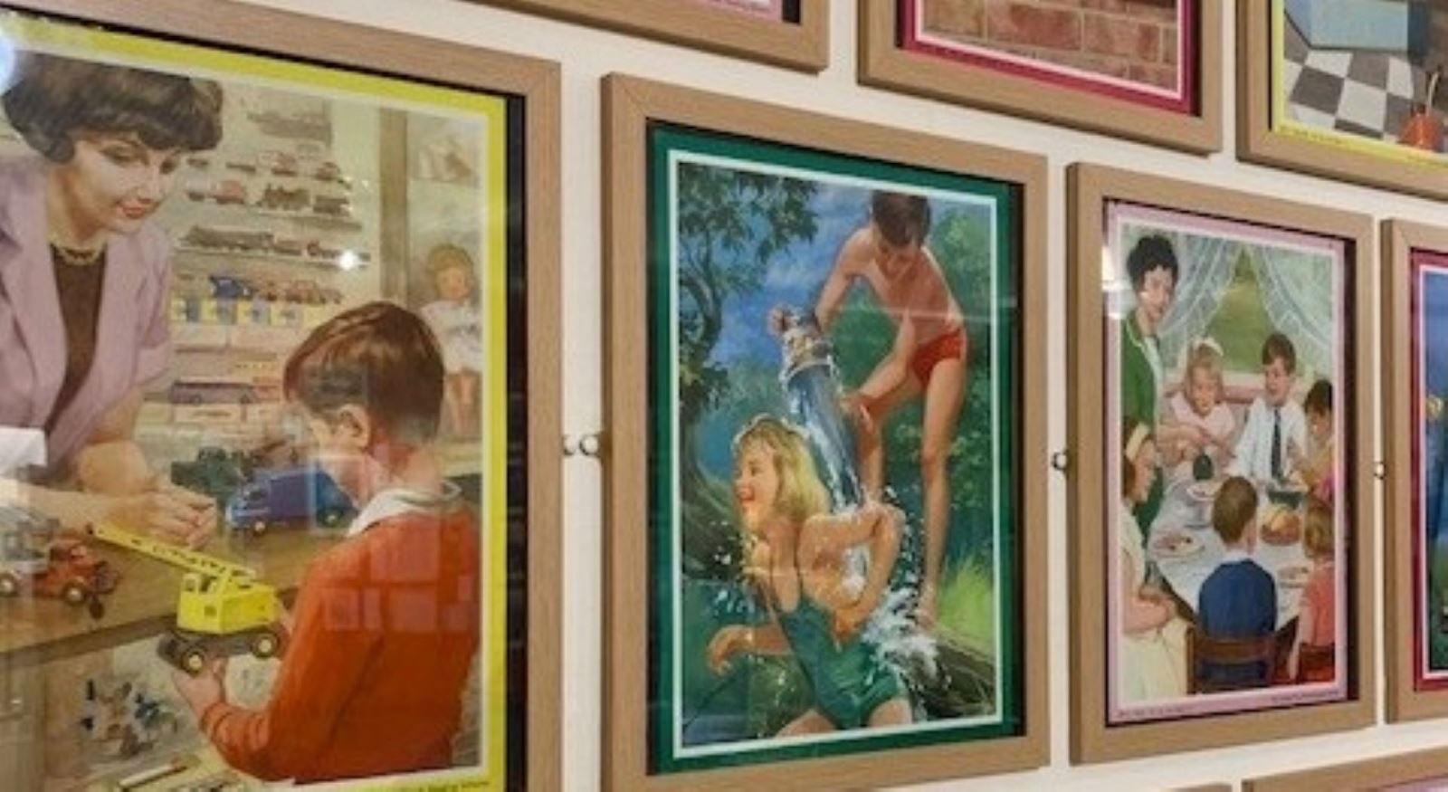 Ladybird Books framed pictures